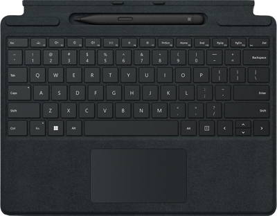 Surfaceアクセサリー類　Surface Pro 8・9用キーボード 8X8-00086(英語) スリムペン2付き(ブラック)